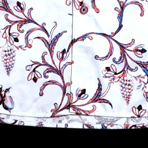 NEW Robert Graham Exclusive Floral Large White Colorful Classic Fit Sport Shirt - Picture 7 of 12